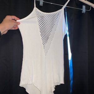 Emma & Sam white mesh bodysuit